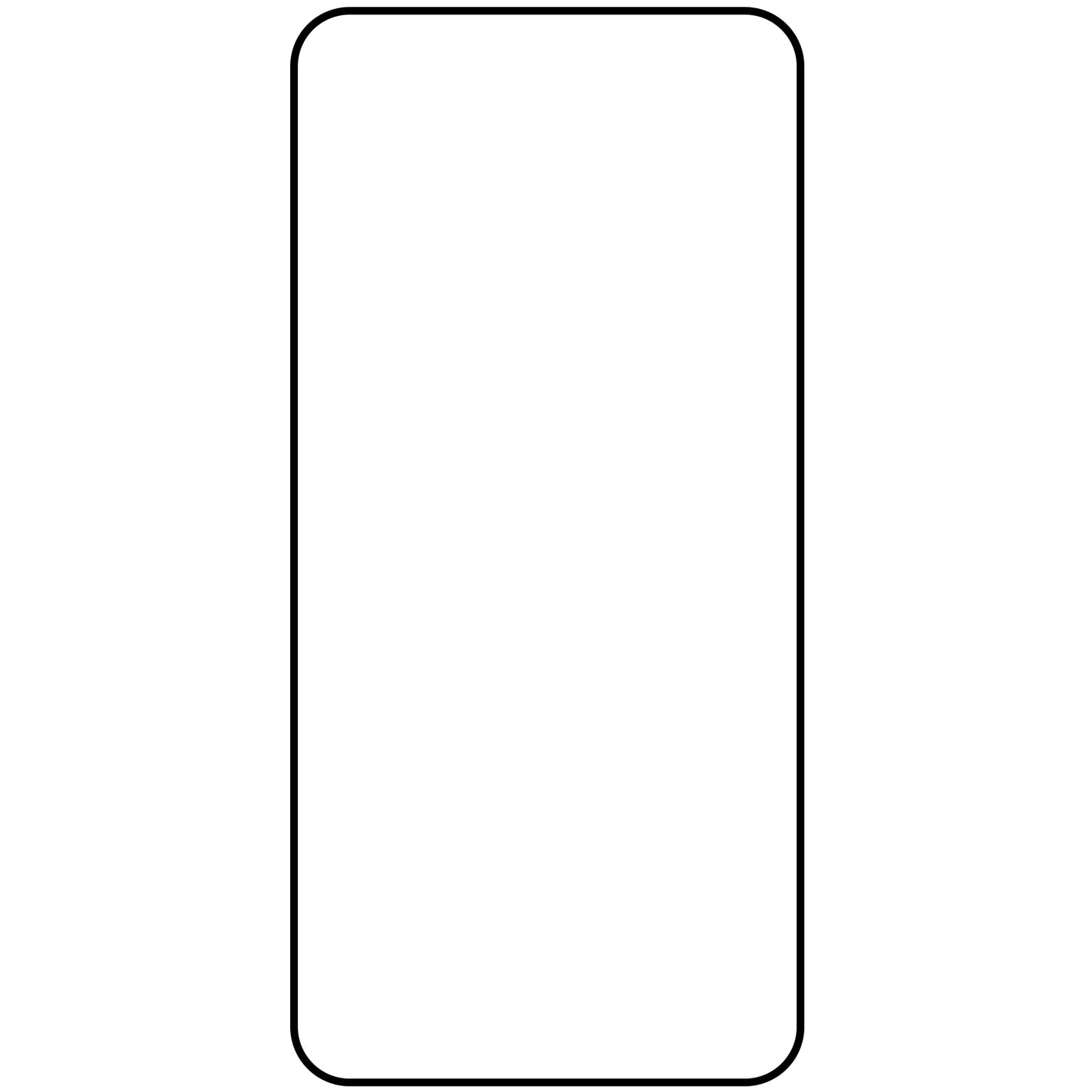 Skärmskydd Blue Shield för Oppo Reno13, Härdat Glas, Full Lim, Fodralvänlig, Svart