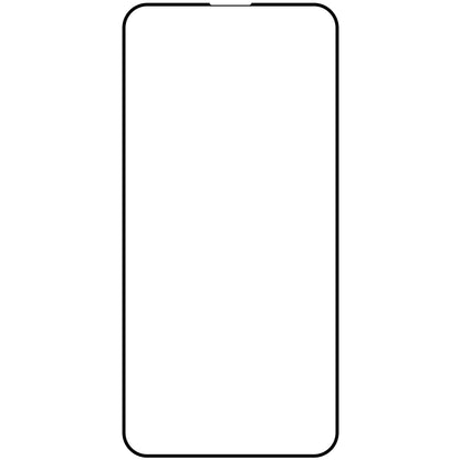 OEM skärmskydd för Apple iPhone 15 Pro Max, härdat glas, full limning, set om 10 stycken, 9D, svart
