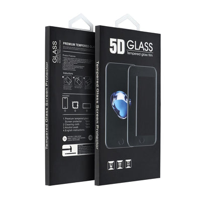 Skärmskydd OEM för Apple iPhone 17 Pro Max, Härdat Glas, Full Lim, 5D, Svart