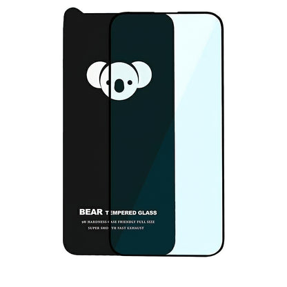 Bear HD skärmskydd för Samsung Galaxy S25 FE, härdat glas, full lim, svart