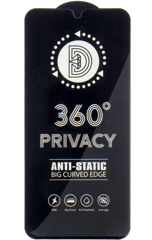Privacy-skärmskydd OEM 360 för Apple iPhone 17 / 16 Pro, Härdat glas, Fullt lim