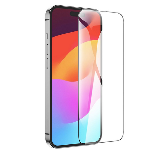 Skärmskydd HOCO G14 för Apple iPhone 17 Air, Härdat Glas, Full Lim, Set om 10 stycken, 5D, Svart