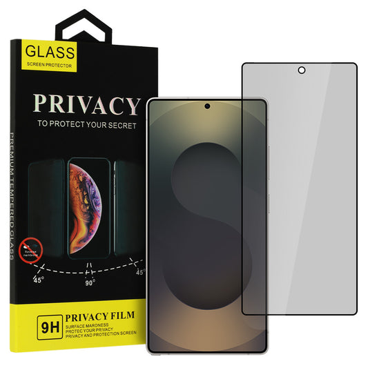 Privacy-skärmskydd OEM Shield Screen för Samsung Galaxy S25 Ultra S938, Härdat Glas, Fullt Lim