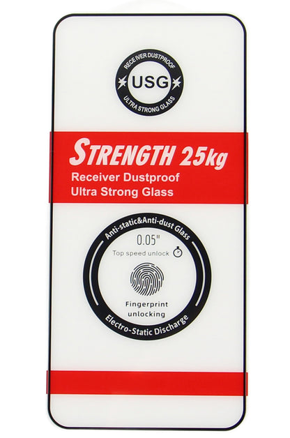 OEM Ultra Strong 25KG Skärmskydd för Samsung Galaxy S26 S942, Härdat Glas, Fullt Lim, 2.5D, Svart