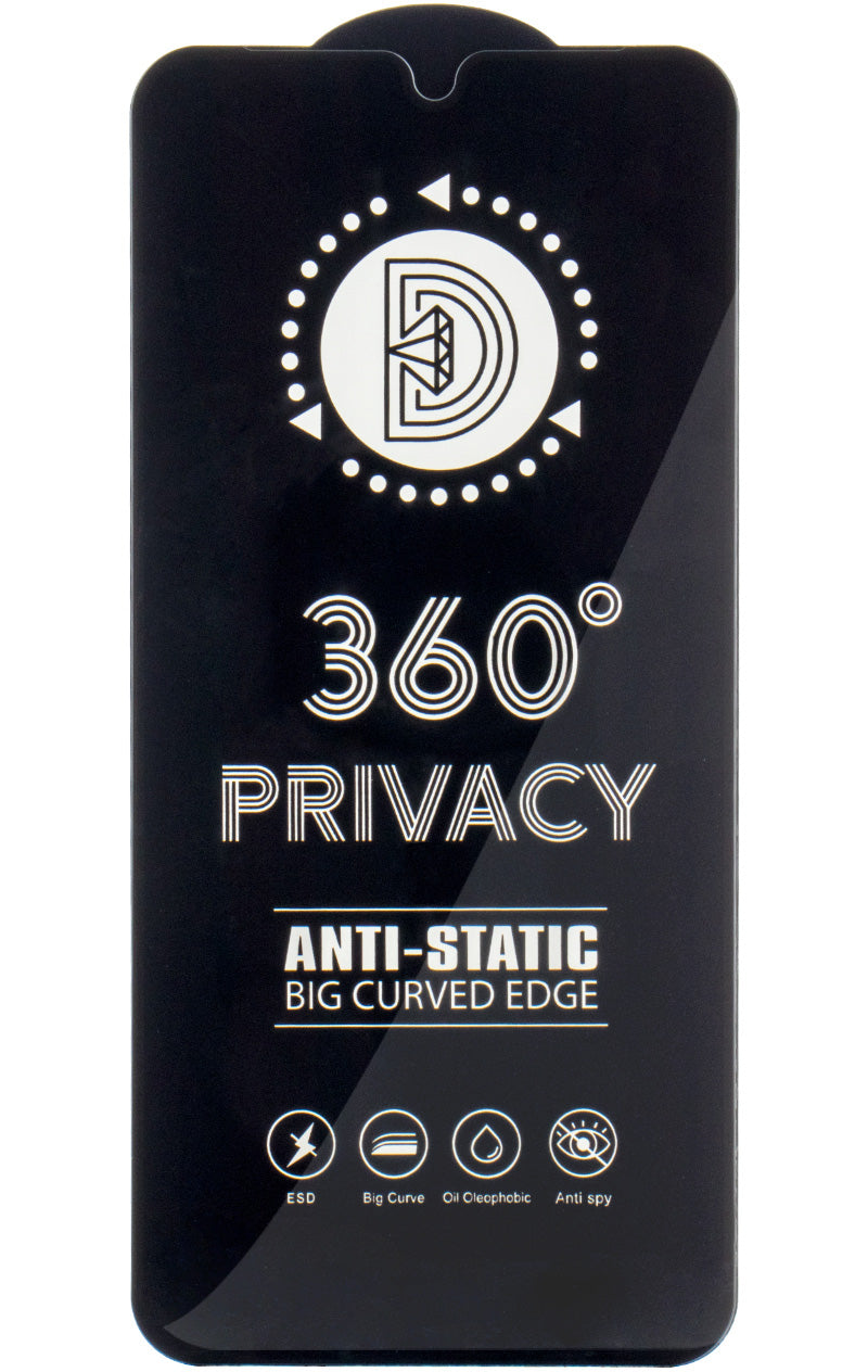 OEM 360 Privacy Skärmskydd för Samsung Galaxy A37 5G, Härdat Glas, Fullt Lim