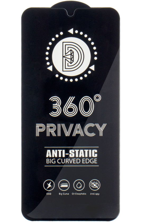OEM 360 Privacy Skärmskydd för Samsung Galaxy A37 5G, Härdat Glas, Fullt Lim
