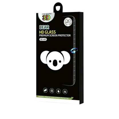 Bear HD skärmskydd för Samsung Galaxy A57 5G / A37 5G / A56 A566 / A36 A366, Härdat glas, Full lim, Svart
