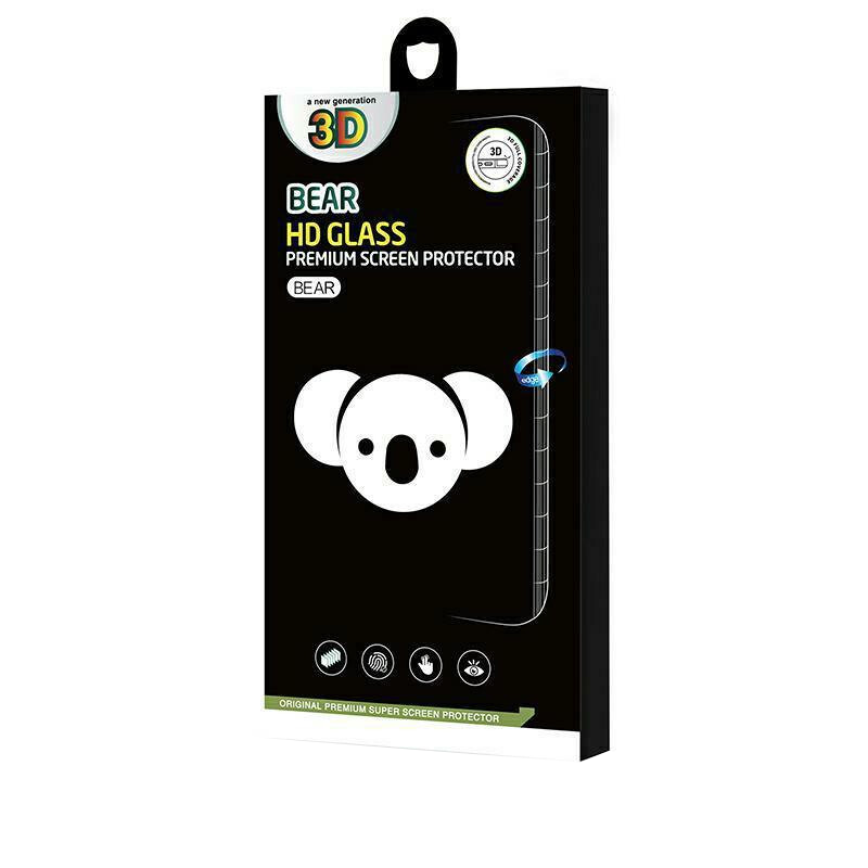 Bear HD skärmskydd för Samsung Galaxy S26 S942, härdat glas, full lim, svart