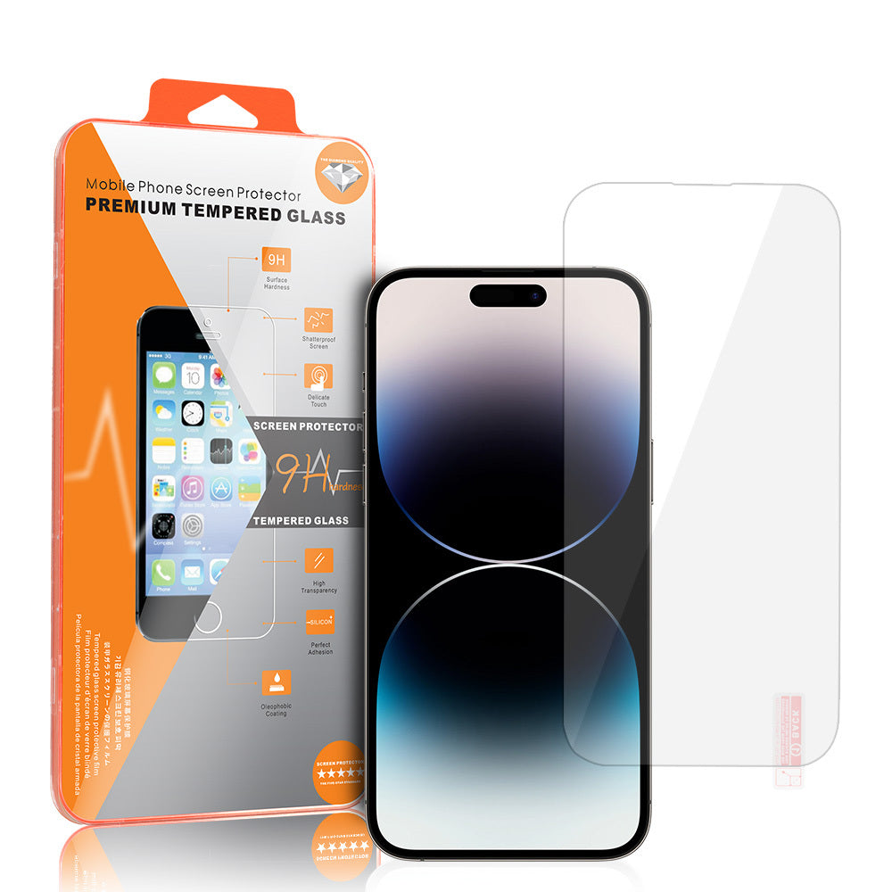OEM Orange skärmskydd för Apple iPhone 18 Pro Max / 17 Pro Max / 16 Pro Max, härdat glas, full limning