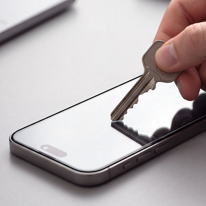 Tech-Protect OneTouch skärmskydd för Apple iPhone 18 Pro / 17 Pro, härdat glas, full limning, set med 2 stycken, transparent