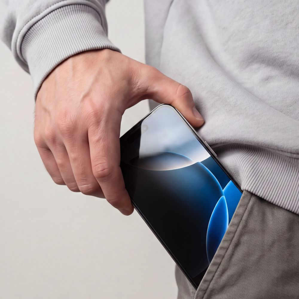 Privacy Tech-Protect OneTouch skärmskydd för Apple iPhone 18 Pro Max, härdat glas, full limning, set med 2 stycken
