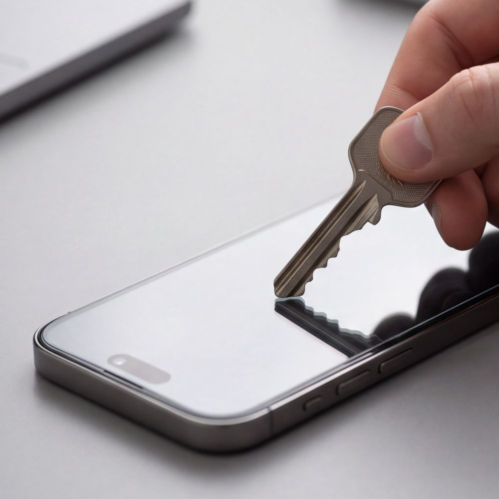 Privacy Screen Protector Tech-Protect OneTouch for Apple iPhone 18 Pro, Tempered Glass, Full Glue, Set of 2 pieces