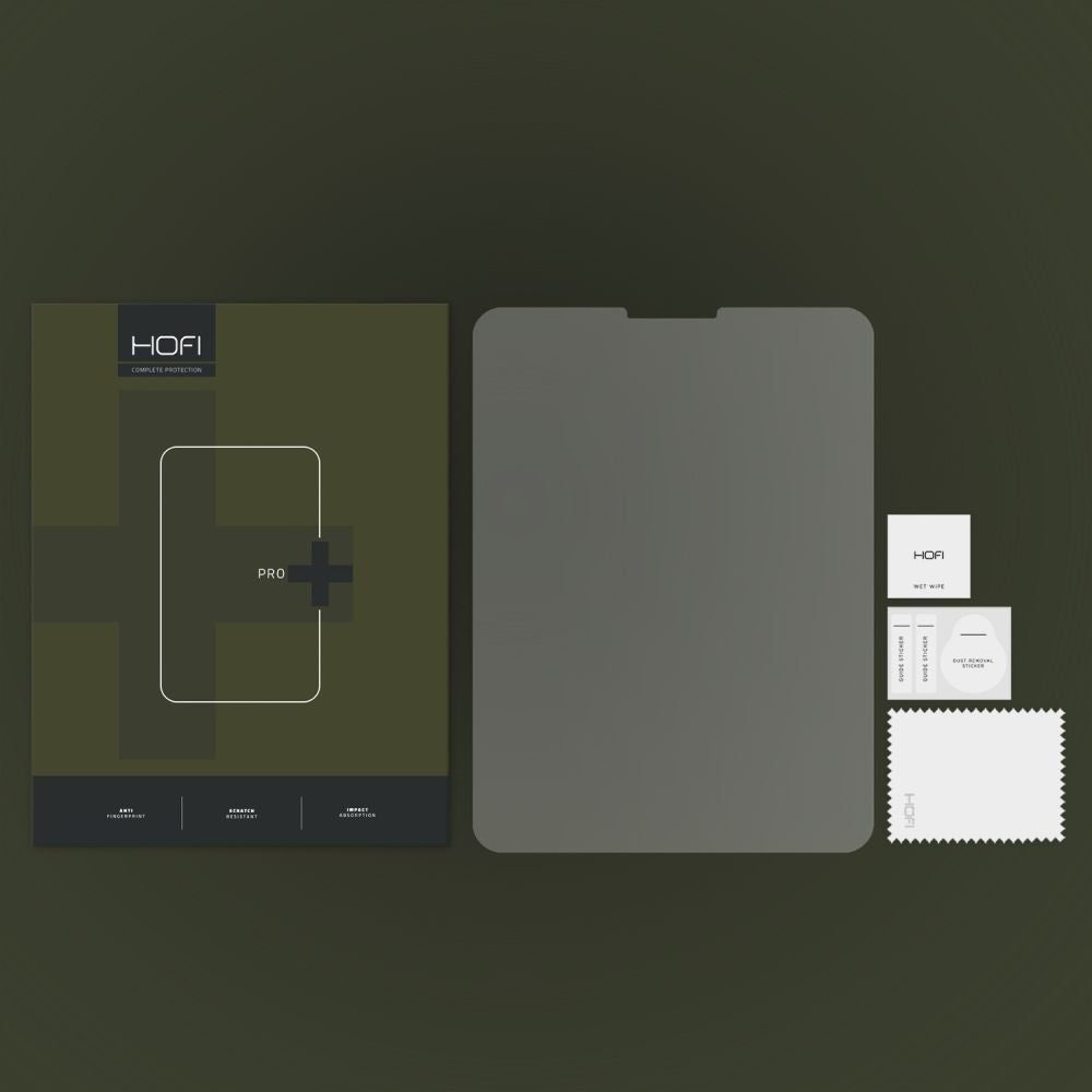Skärmskydd HOFI PRO+ för Apple iPad Air (2022) / Air (2020), Härdat glas, Full limning, HOFI040