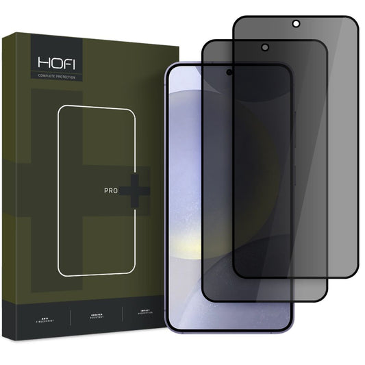 Integritetsskärmskydd HOFI Glass PRO+ för Samsung Galaxy S25 S931, Härdat Glas, Fullt Lim, Set med 2 stycken