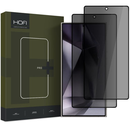 Integritetsskärmskydd HOFI Glass PRO+ för Samsung Galaxy S25 Ultra S938, Härdat Glas, Fullt Lim, Set om 2 stycken