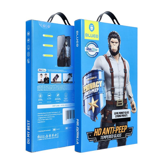 Skyddsfilm Privacy Blueo för Samsung Galaxy S25 Ultra S938, Härdat Glas, Full Glue, 5D