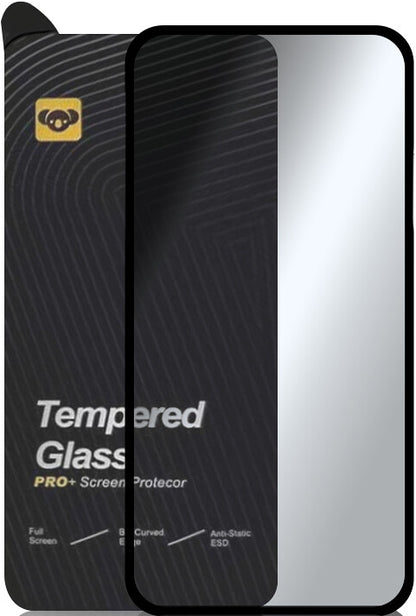 Skärmskydd Bear PRO+ för Realme C75 5G / 14x, Härdat Glas, Fullt Lim, Svart