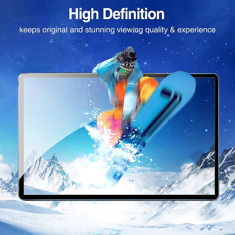 Skärmskydd Lito Classic för Samsung Galaxy Tab S9 FE / Tab S9, Härdat glas, Full lim, 2.5D