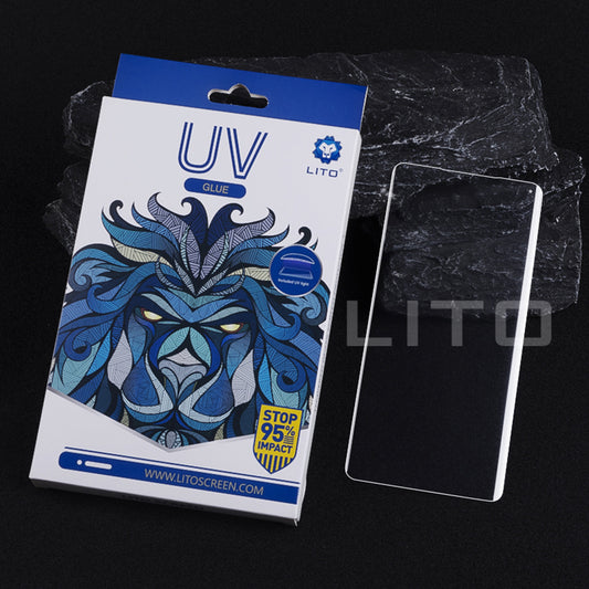 Lito skärmskydd för Samsung Galaxy Note 10+ 5G N976 / Note 10+ N975, härdat glas, UV-lim, 3D
