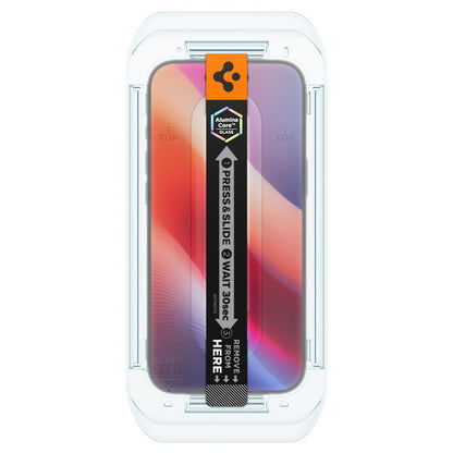 Skärmskydd Privacy Spigen GlastR EZ FIT för Apple iPhone 17 Air, Härdat Glas, Full Lim, Set med 2 stycken