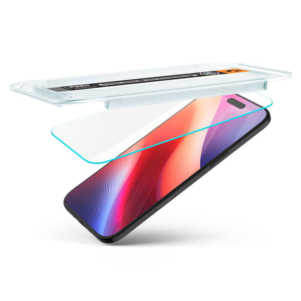 Skärmskydd Spigen GlastR EZ FIT för Apple iPhone 17 Air, Härdat Glas, Full Lim, Set med 2 stycken