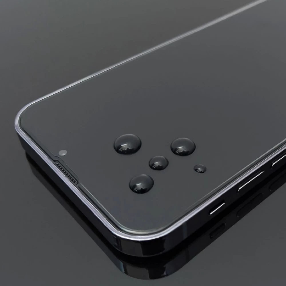 Privacy-skärmskydd WZK AntiSpy för Apple iPhone 15 Pro, Härdat glas, Fullt lim