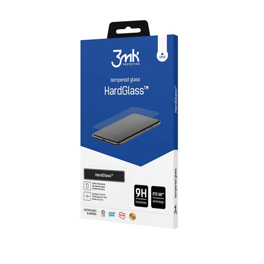 Skärmskydd 3MK HardGlass 2 för Apple iPhone 16 Pro Max, Härdat Glas, Fullt Lim