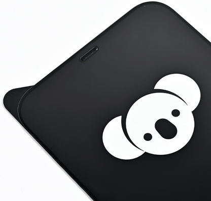 Bear HD skärmskydd för Apple iPhone 17 Air, härdat glas, full limning, svart