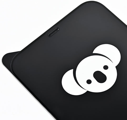 Bear HD skärmskydd för Apple iPhone 17 Air, härdat glas, full limning, svart