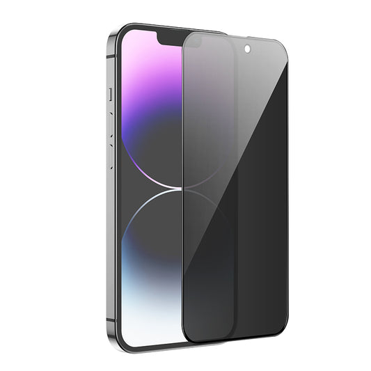 Skärmskydd Privacy HOCO G15 för Apple iPhone 16 Plus / 15 Plus, Härdat Glas, Full Lim, 5D