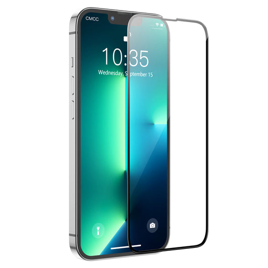 Skärmskydd HOCO G16 för Apple iPhone 14 Plus / 13 Pro Max, Härdat Glas, Full Lim, 5D, Svart