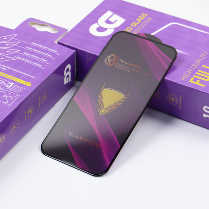 OG Premium skärmskydd för Samsung Galaxy A57 5G, härdat glas, full limning, set om 10 stycken