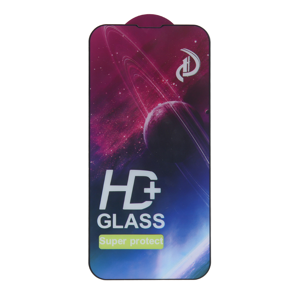 OEM skärmskydd för Apple iPhone 18 Pro Max / 17 Pro Max, härdat glas, full limning, set om 10 stycken, 9D, svart