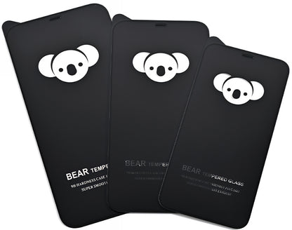 Bear HD skärmskydd för Apple iPhone 17 Air, härdat glas, full limning, svart
