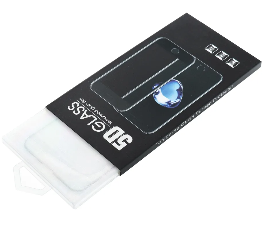 OEM skärmskydd för Motorola Moto G57 / G67 Power / G57 Power, härdat glas, full limning, 5D, svart