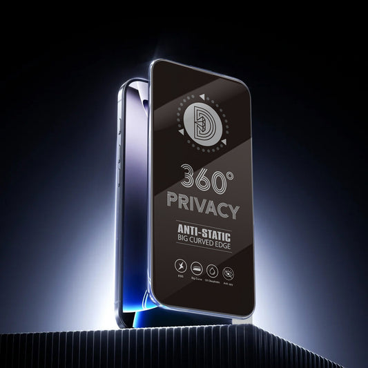 OEM 360 Privacy Skärmskydd för Samsung Galaxy A37 5G, Härdat Glas, Fullt Lim