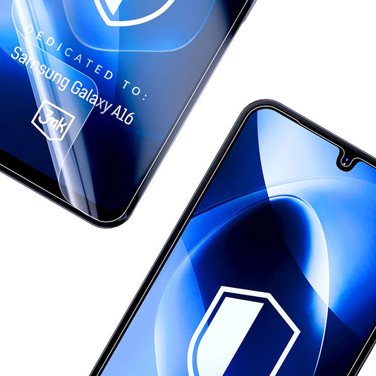 Skärmskydd 3MK FlexibleGlass för Samsung Galaxy A26 A266 / A16 5G A166 / A16 4G A165 / M16 M166, Flexibelt Glas, Full Lim