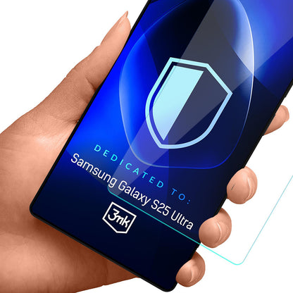 Skärmskydd 3MK FlexibleGlass för Samsung Galaxy S25 Ultra S938, Flexibelt Glas, Fullt Lim