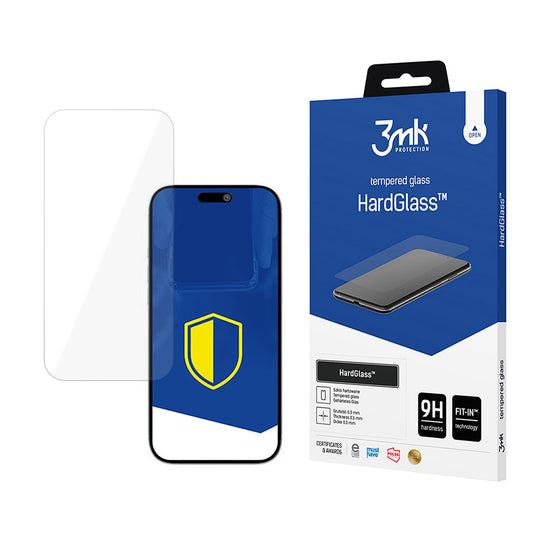 Skärmskydd 3MK HardGlass för Apple iPhone 17 Air, Härdat Glas, Full Glue