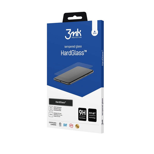3MK HardGlass skärmskydd för Apple iPhone 18 Pro / 17 Pro / 17 / 16 Pro, härdat glas, full limning