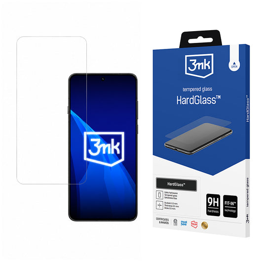 3MK HardGlass skärmskydd för Oppo Find X9 Ultra, härdat glas, full limning