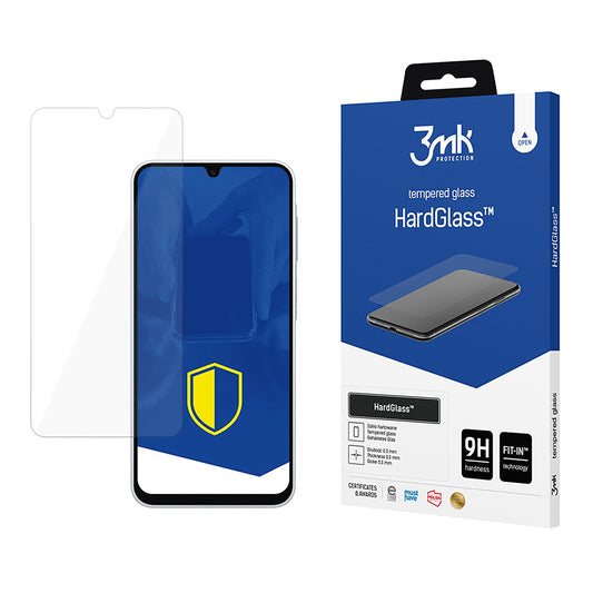 Skärmskydd 3MK HardGlass för Samsung Galaxy A26 A266, Härdat Glas, Fullt Lim