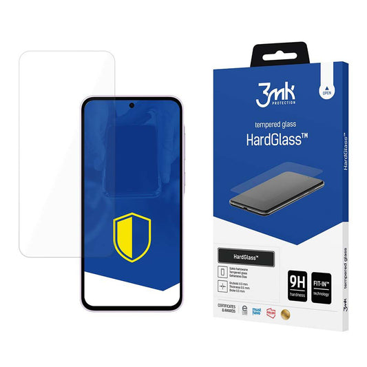 Skärmskydd 3MK HardGlass för Samsung Galaxy A55 5G A556 / A35 5G A356, Härdat Glas, Fullt Lim
