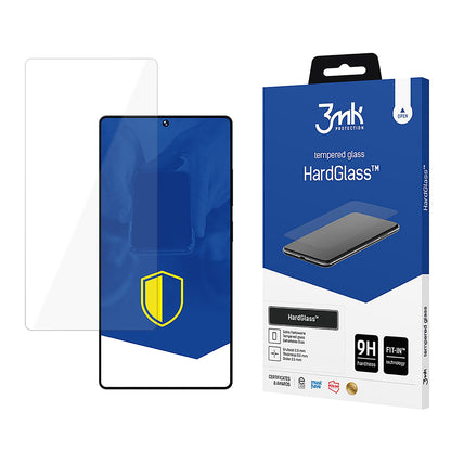 Skärmskydd 3MK HardGlass för Samsung Galaxy S25 Ultra S938, Härdat Glas, Fullt Lim