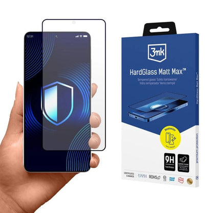 Skärmskydd 3MK HardGlass för Samsung Galaxy S26 Ultra S948, Härdat Glas, Full Lim, Svart