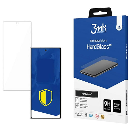 Skärmskydd 3MK HardGlass för Samsung Galaxy Z Fold7 F966, Härdat Glas, Fullt Lim