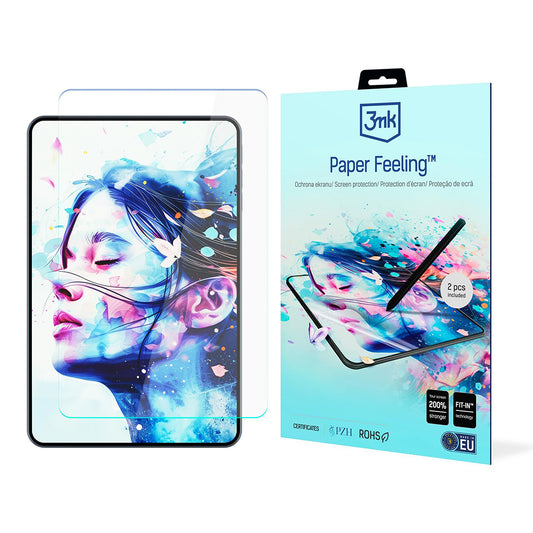 Skärmskydd 3MK Paper Feeling för Apple iPad Air 11 (2026) / Air 11 (2025), Plast, Set om 2 stycken