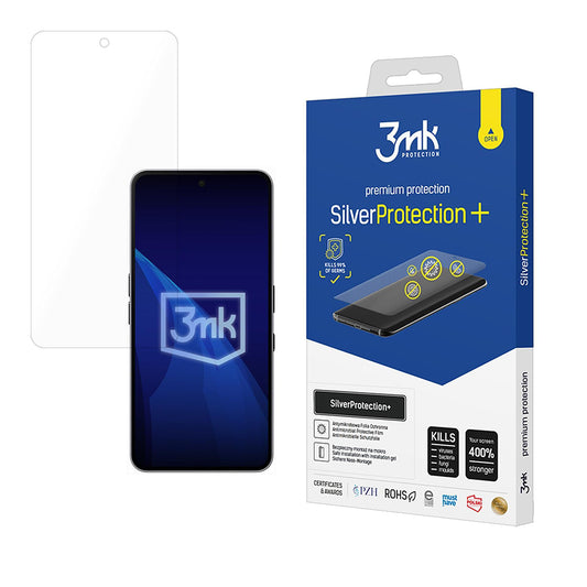 Skärmskydd 3MK Silver Protect+ för Nothing Phone (3a) / Phone (3a) Pro, plast