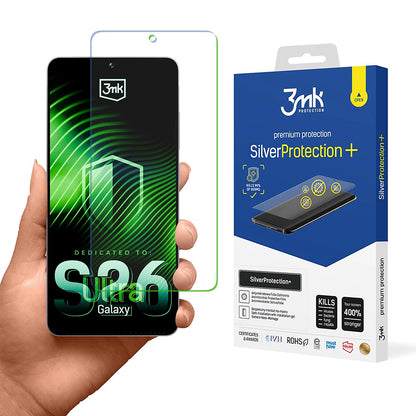 3MK Silver Protect+ Screen Protector for Samsung Galaxy S26 Ultra S948, Plastic