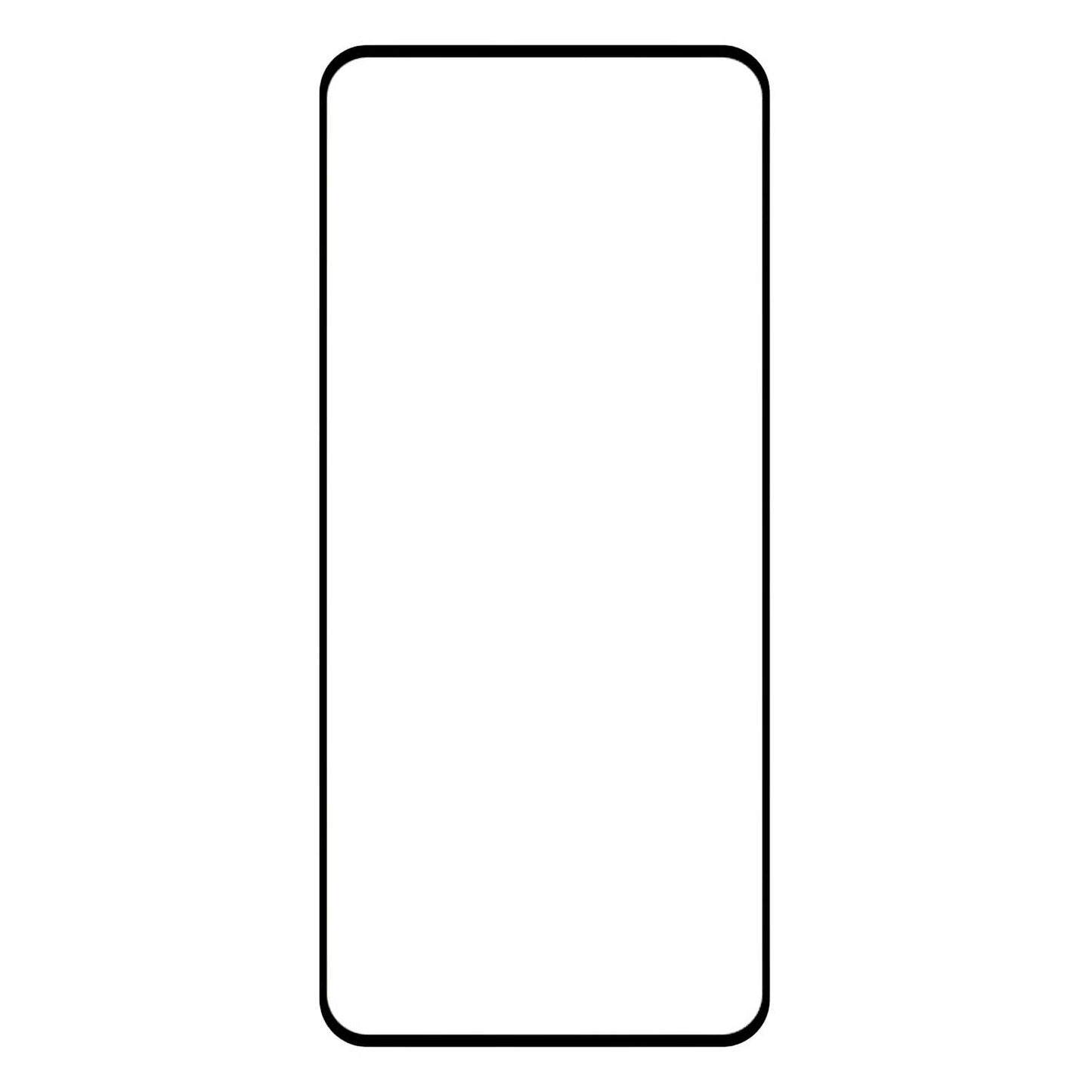Skärmskydd Blue Shield för Motorola Edge 40 Neo, Härdat Glas, Edge Glue, Fodralvänlig, Svart